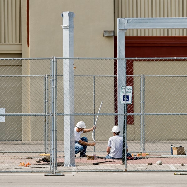 how long can i rent the temporary fence for my building site or event in Corning